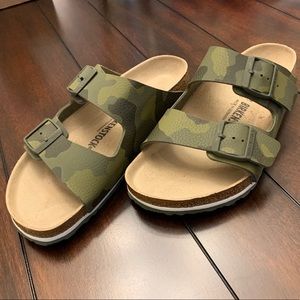 Women’s Camo Birkenstock Sandals Size 41